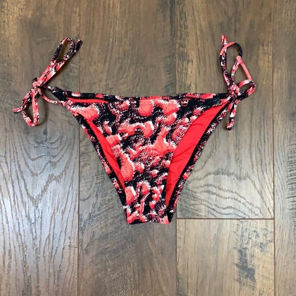 Proenza Schouler Watermelon Coral Red/Black String Bikini - Picture 10 of 10